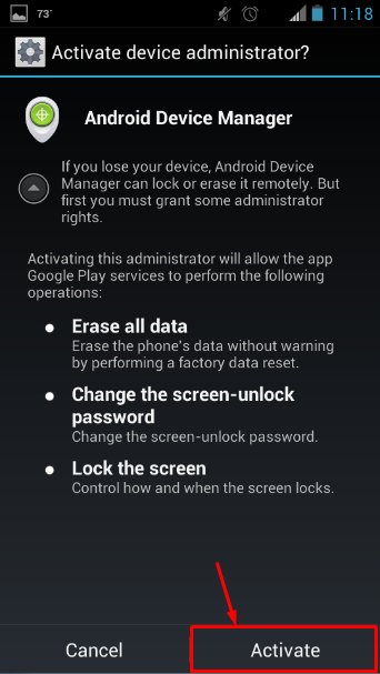 4 activate device administrator